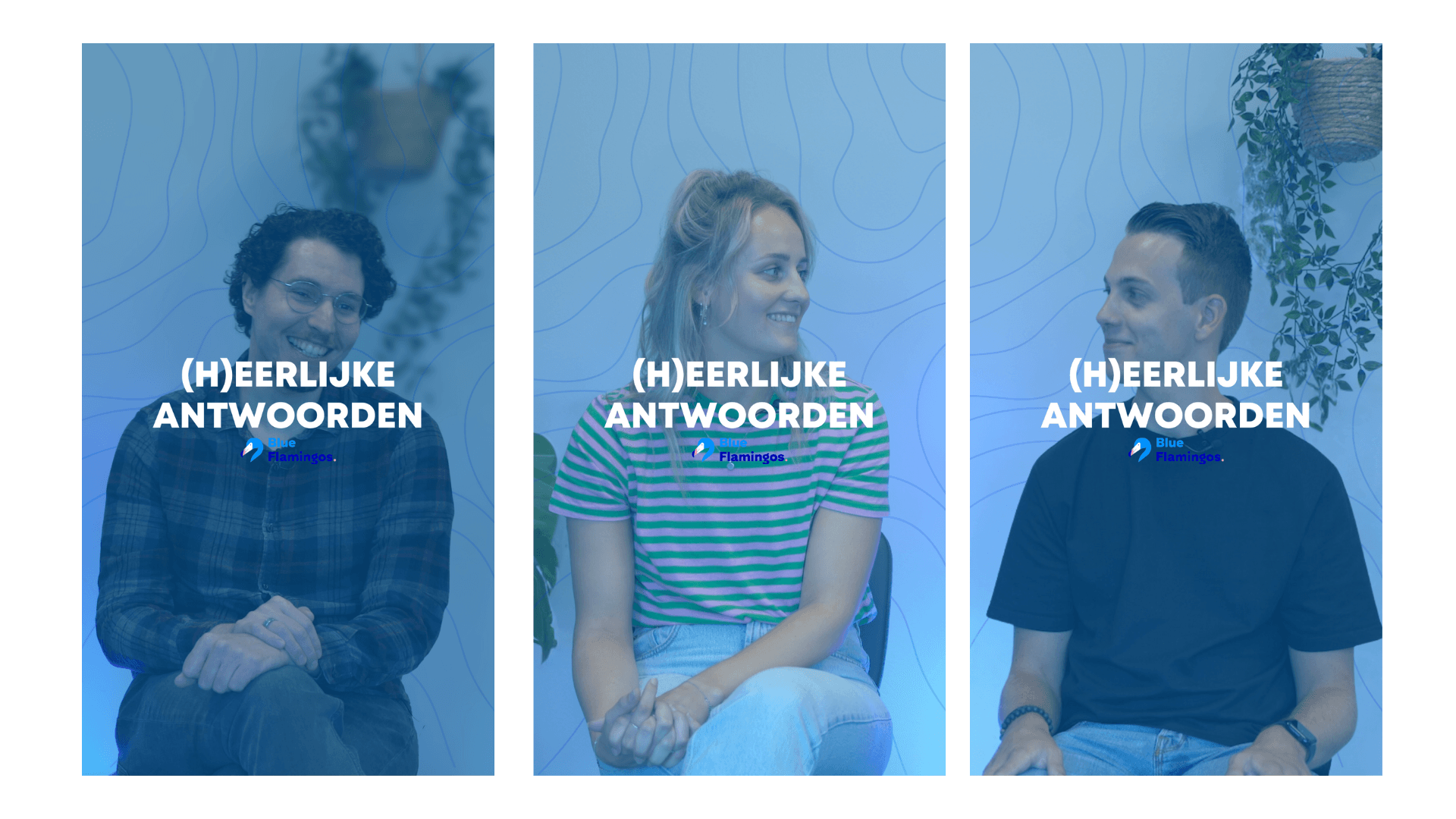 Heerlijke antwoorden met mensen op de achtergrond