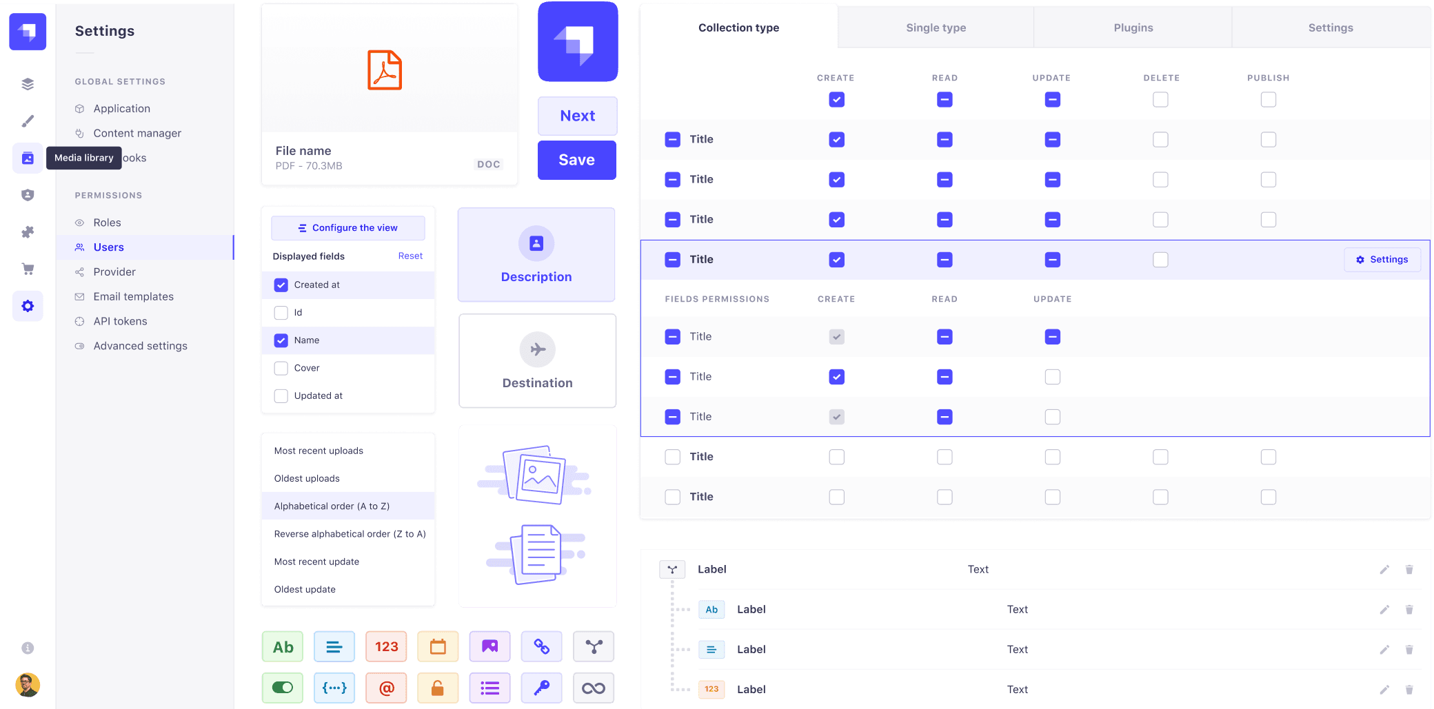 Het nieuwe Strapi V4 design systeem