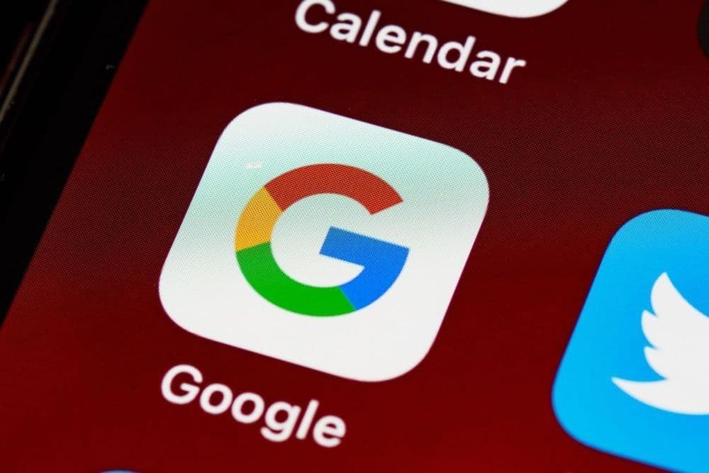 Google App op telefoon